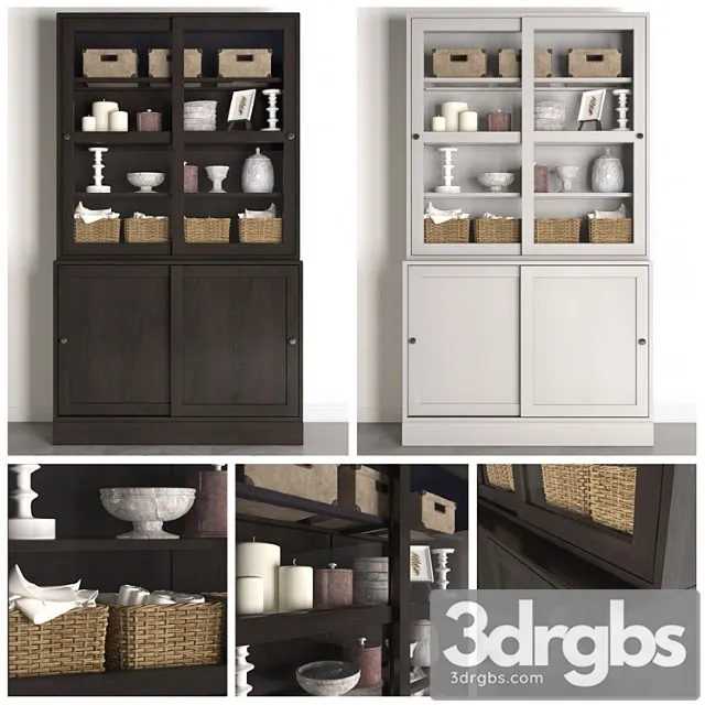 Wardrobe Khavsta Navsta With Sliding Doors 3D Model Download