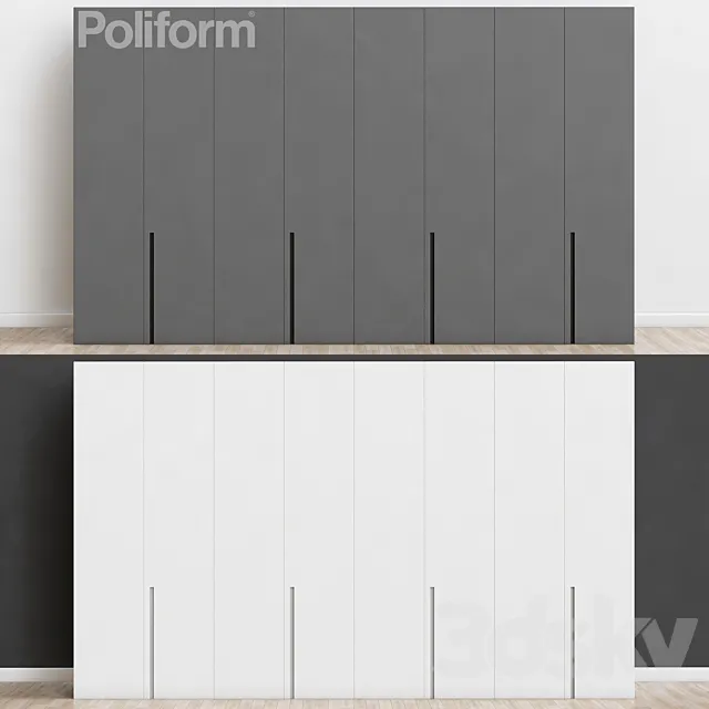 Wardrobe Madison. Poliform 3DModel