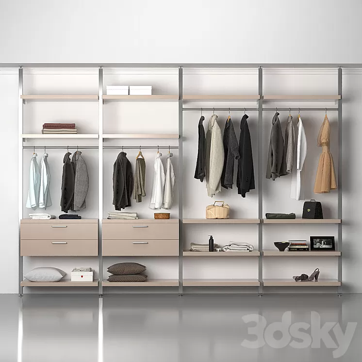 Wardrobe MD House 3D Model