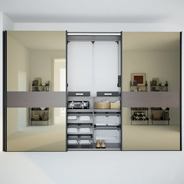 Wardrobe Mebelux Borioso 3D Model