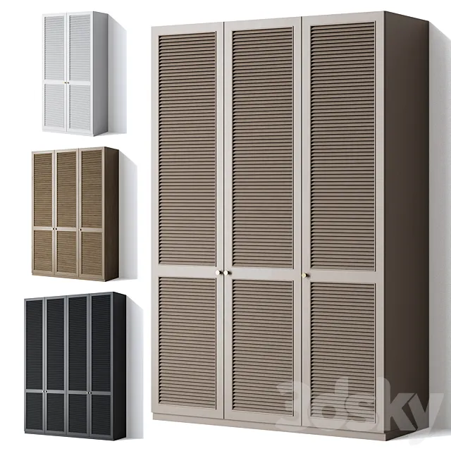 Wardrobe modern 03 3D Model