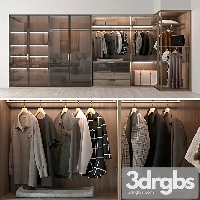 Wardrobe molteni & c_2 3D Model Free