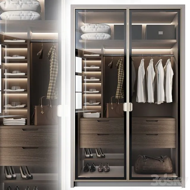 Wardrobe N2 3D Model