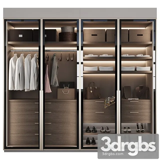 Wardrobe No 3 3D Model Free