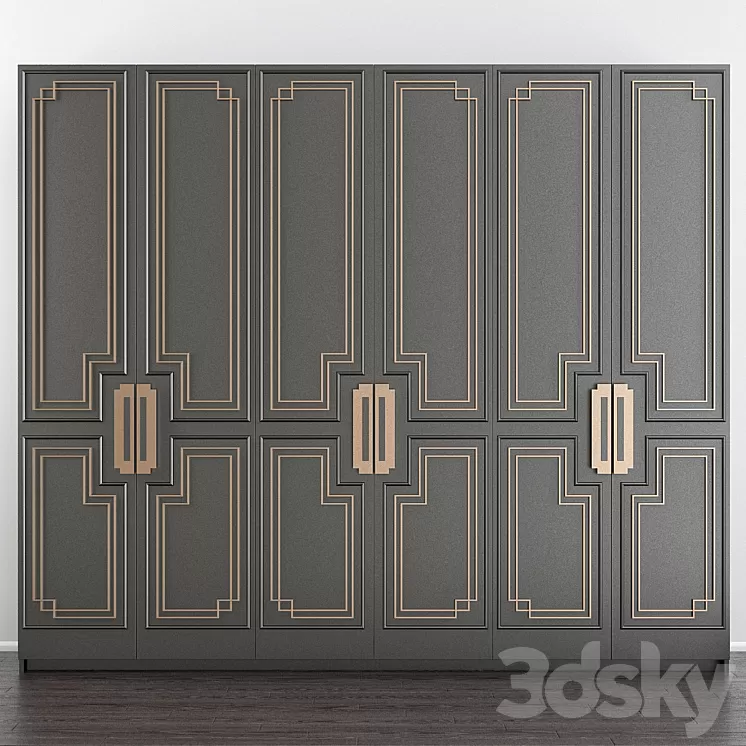 Wardrobe Premium PRO No. 48 3D Model