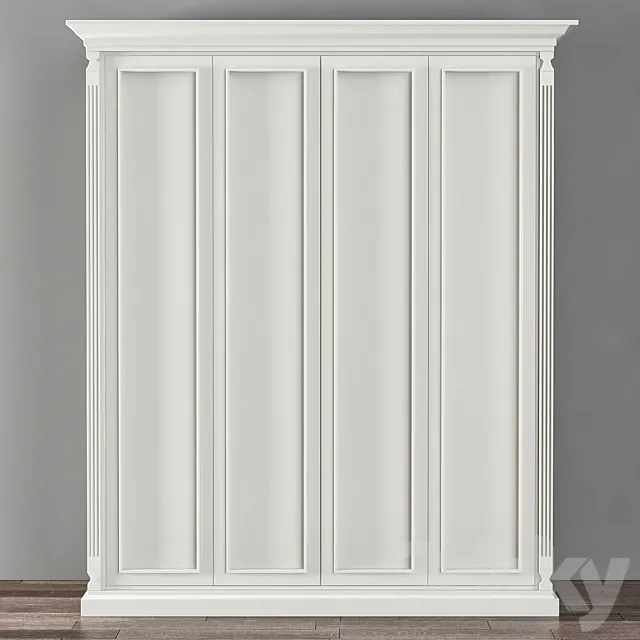 Wardrobe Premium PRO No. 65 3D Model