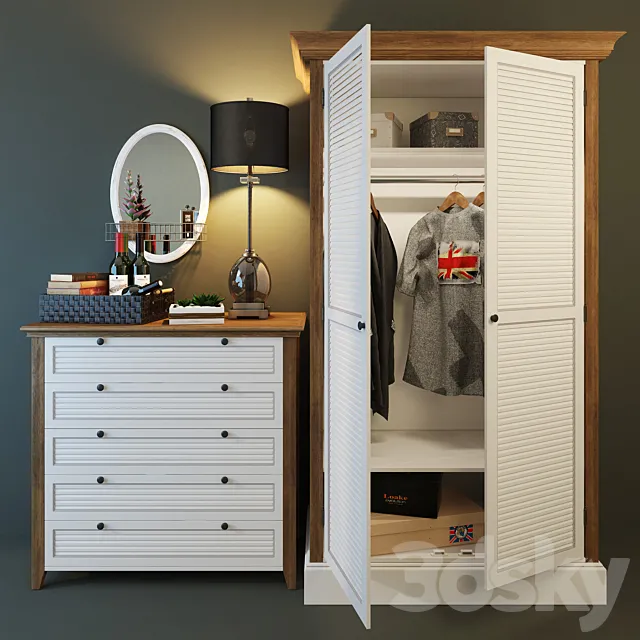 Wardrobe Ranch. Goosli 3D Model