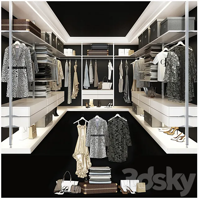 Wardrobe Raumplus Uno_1 3DModel