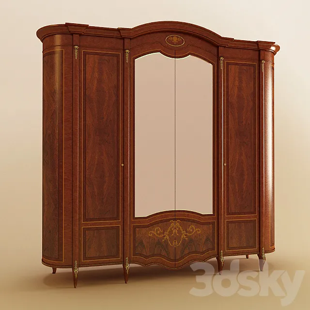 Wardrobe Reggenza 3D Model