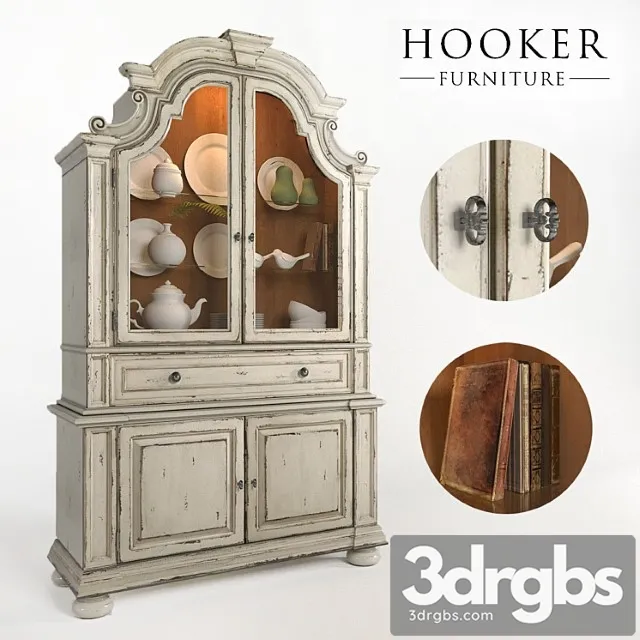 Wardrobe Sanctuary Hooker Furniture 3 3D Model Free