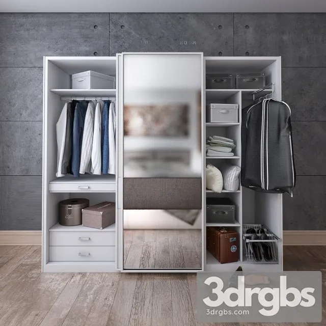 Wardrobe Seville 3D Model Free