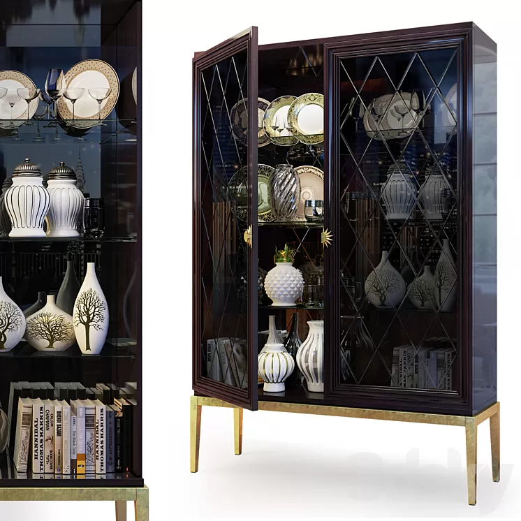Wardrobe / Showcase Art Deco Gatsby. Cabinet / showcase by Cavio Casa 3D Model