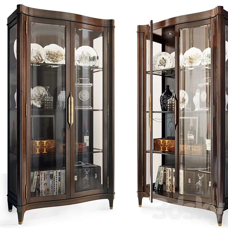 Wardrobe / showcase Serenity Sophia Curio. Cabinet / showcase bu FFDM 3D Model Free