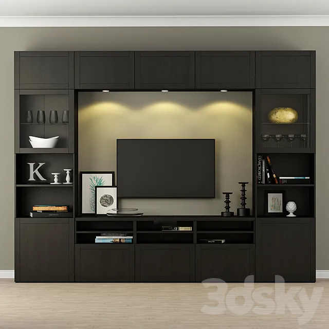 Wardrobe TV BESTO _ Besta 3D Model