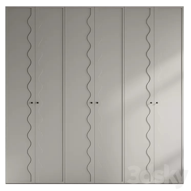 Wardrobe Wave 3D Model