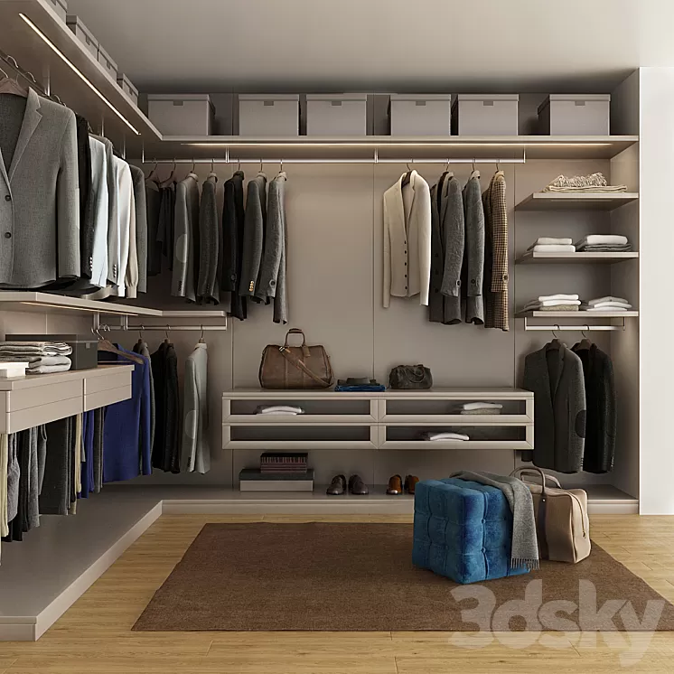 Wardrobe_M_9 3D Model