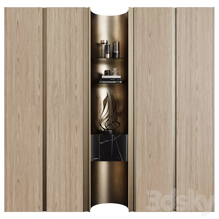 Wardrobes in modern style 46 3D Model Free