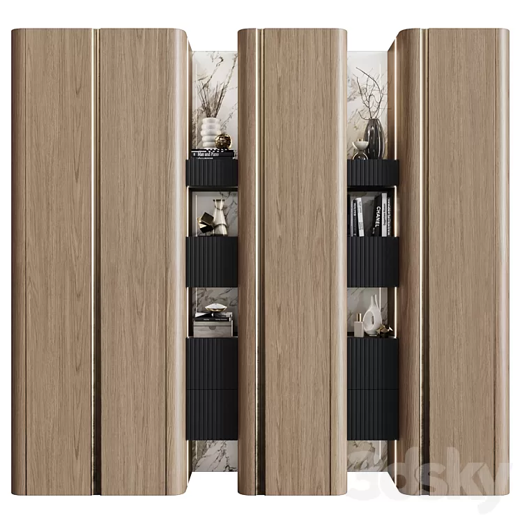 Wardrobes in modern style 49 3D Model Free