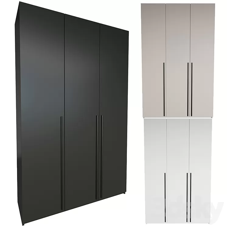 wardrobes LORENA 3D Model Free