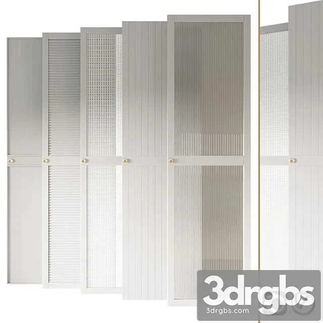 Waredrobe light doors collection 3D Model Free