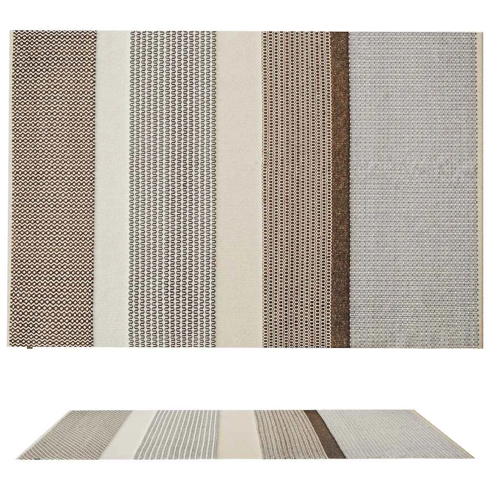 Warli - Rug Grid Khadi 3D Model