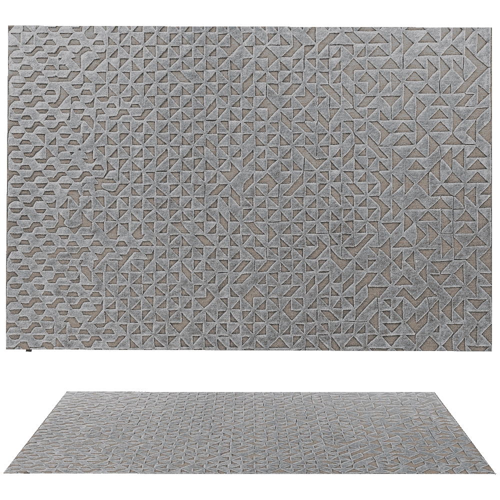 Warli - Rug Modulor 3D Model