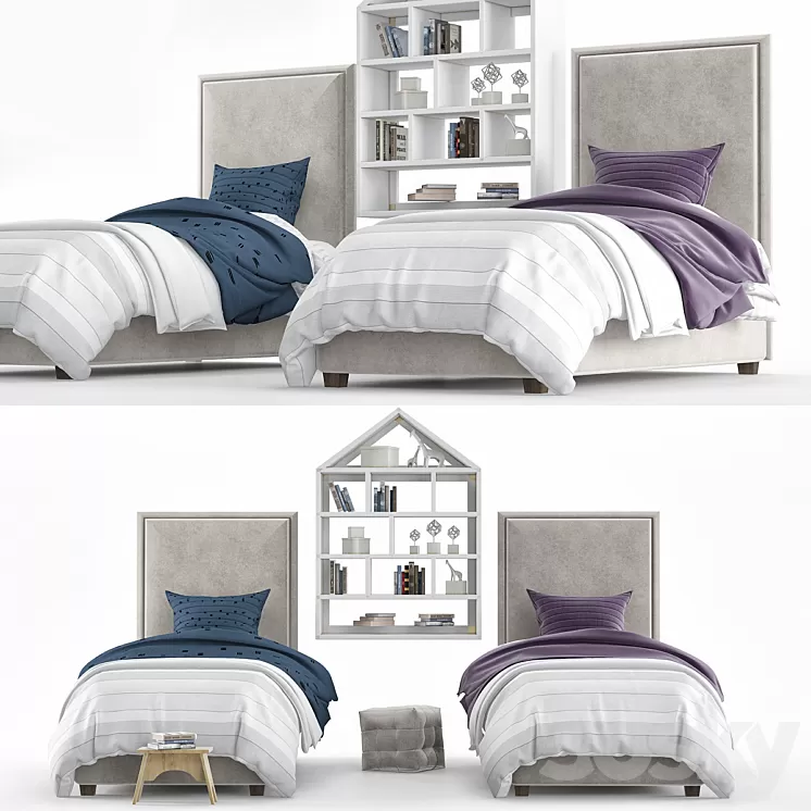 Warped childhood Restoration Hardware 3D Model