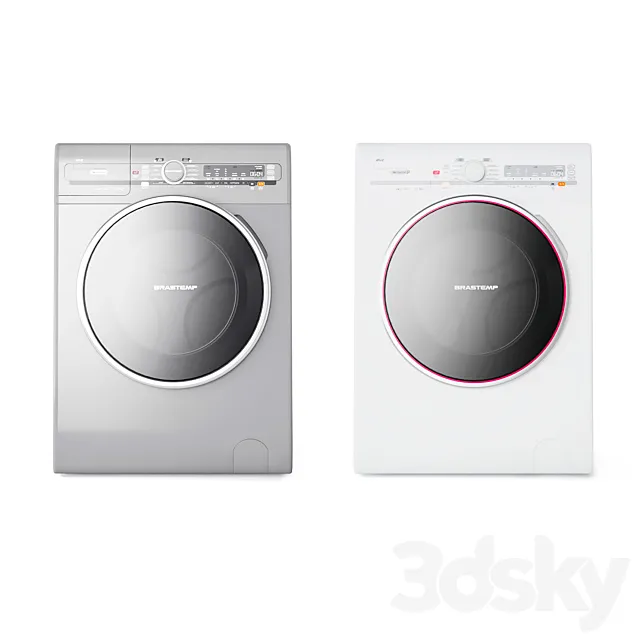 Wash and Dry Machine 3DModel