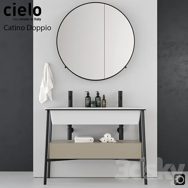 Wash Basin Ceramica Cielo Catino Doppio 3DModel