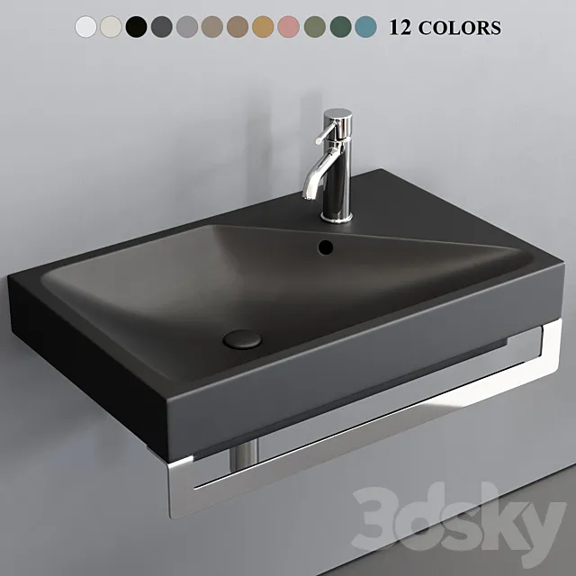 Wash Basin Ceramica Cielo Smile Blink 3D Model