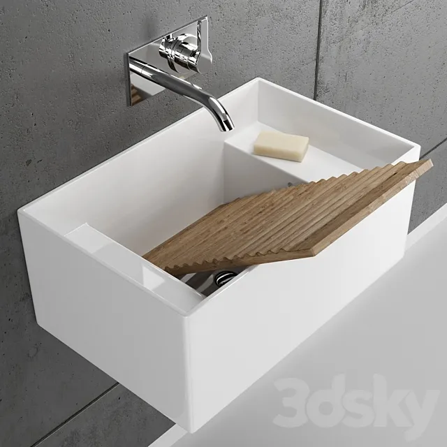 Wash basin for laundry GALASSIA MEG11 3D Model