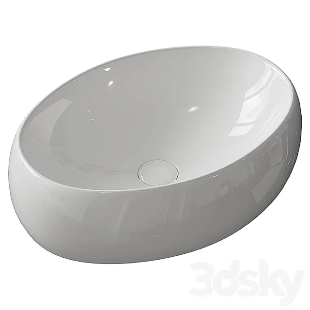 Washbasin BelBagno BB1085 3D Model