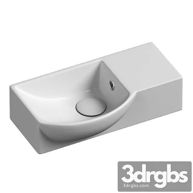 Washbasin Ceramics Nova Element Sn6039l 3D Model Free