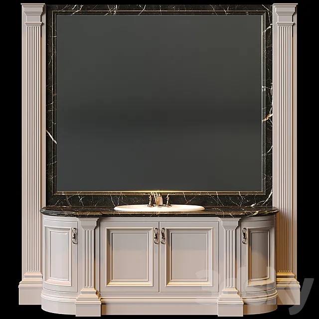 Washbasin Clive Christian 3D Model