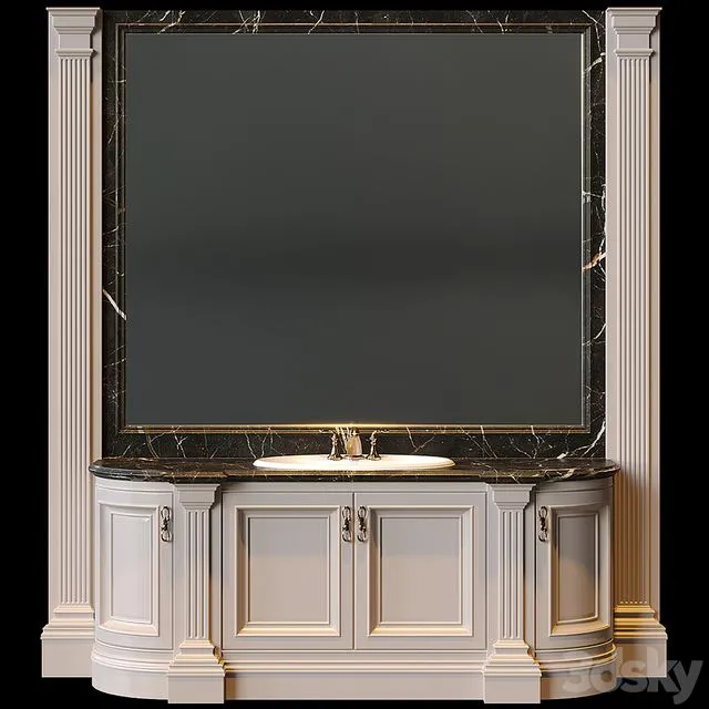 Washbasin Clive Christian 3D Model