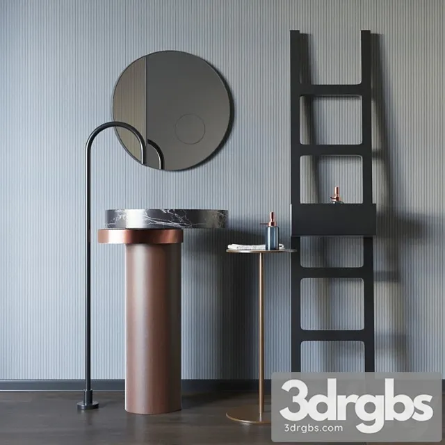 Washbasin Falper Eccentrico 3D Model Free