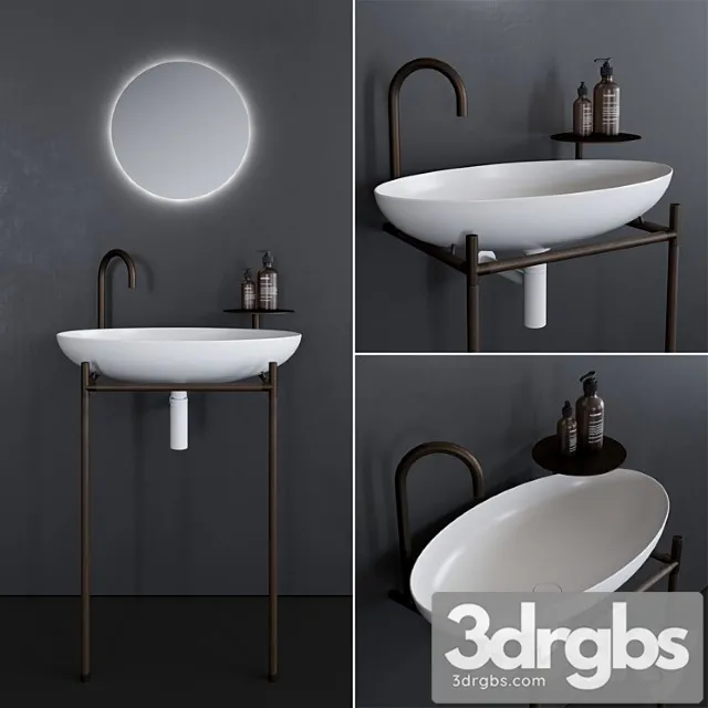 Washbasin Falper Monsieur 3D Model Free