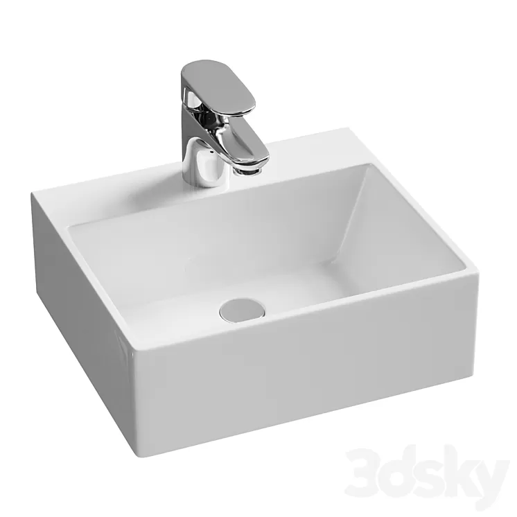 Washbasin Mira MR-3328 3D Model