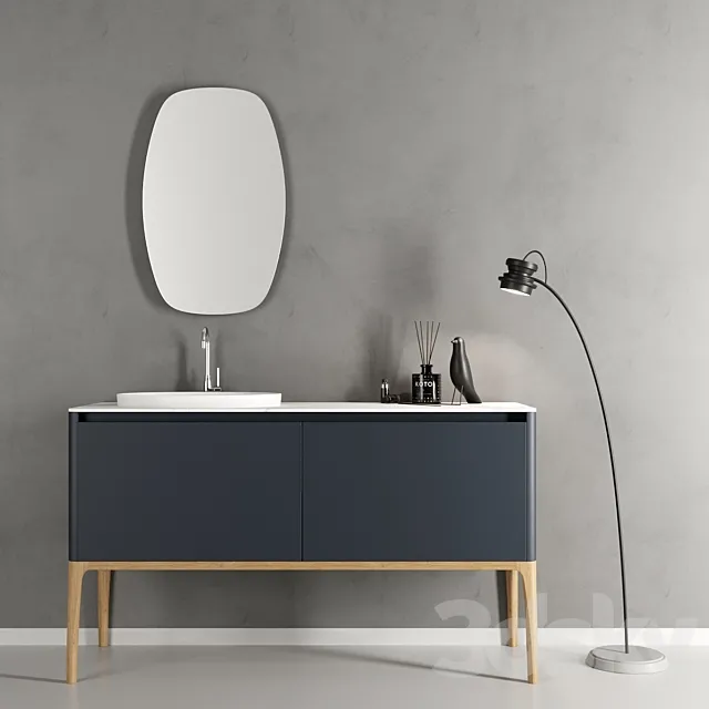 Washbasin Mobiltesino Suite SU03 3DModel