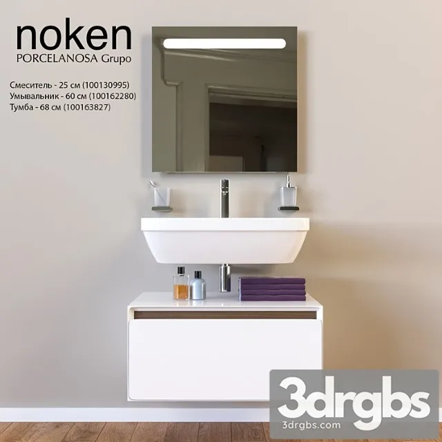 Washbasin Noken Nk Concept 3D Model Free