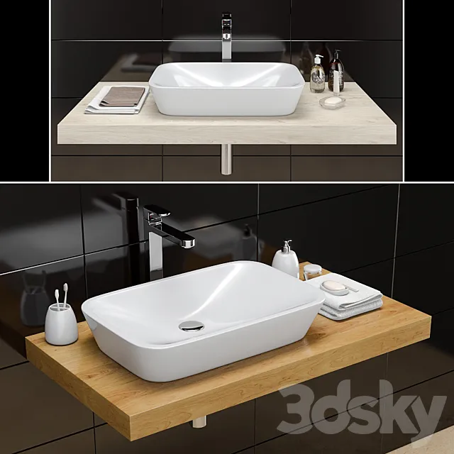 Washbasin RAVAK | Ceramic R 3DModel