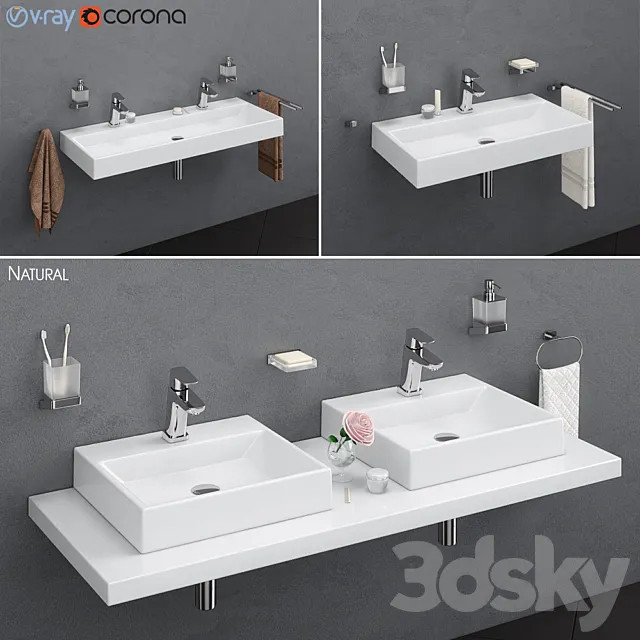 Washbasin RAVAK | Natural 3D Model