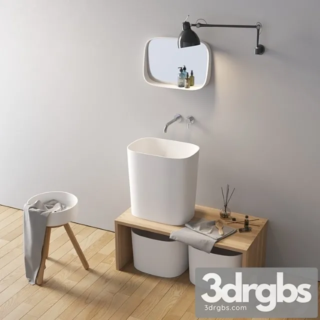 Washbasin Rexa Design Fonte 1 3D Model Download