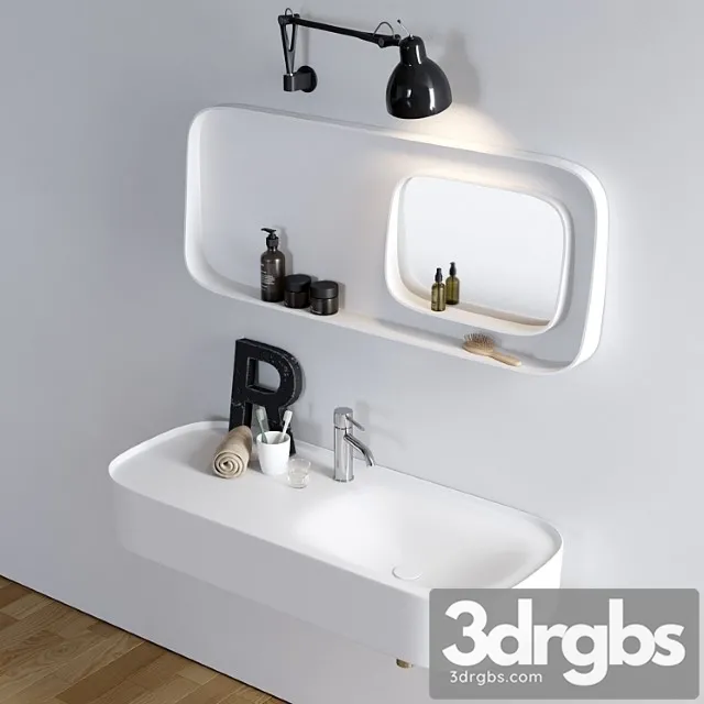 Washbasin Rexa Design Fonte 2 3D Model Free