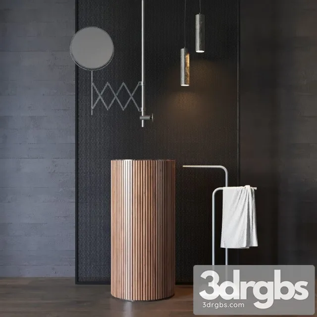 Washbasin Salvatori Adda 3D Model Free