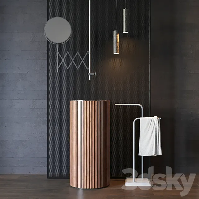 washbasin SALVATORI ADDA | Freestanding washbasin 3DModel