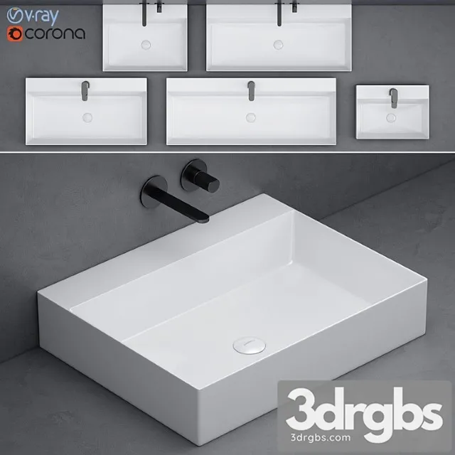 Washbasin Set Antonio Lupi Gestomood 3D Model Free