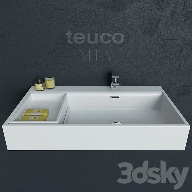Washbasin Teuco Mia 3D Model