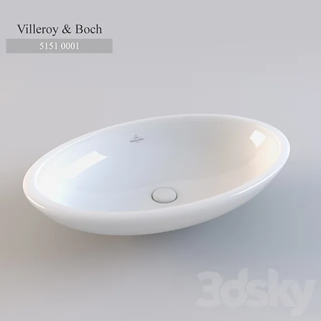 Washbasin Villeroy & Boch Loop & Friends 5151 0001 3DModel