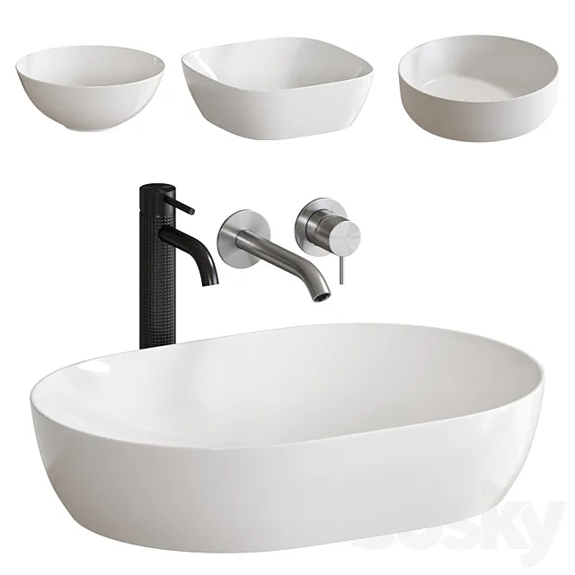 Washbasins Ceramica Nova 3D Model
